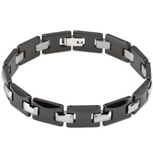 Ceramic and Tungsten Bracelet
