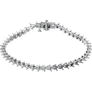 Tennis/Line Bracelet Mounting 