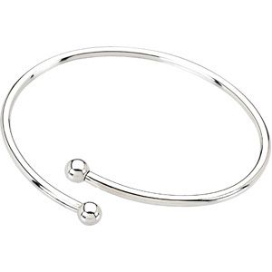 Kera™ Sterling Silver Bangle Bracelet 