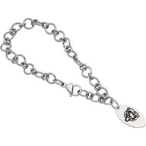 Chicago Bears Logo Dangle Bracelet