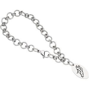 Denver Broncos Logo Dangle Bracelet