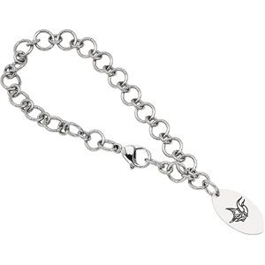 Minnesota Vikings Logo Dangle Bracelet