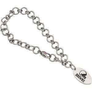 Cleveland Browns Logo Dangle Bracelet