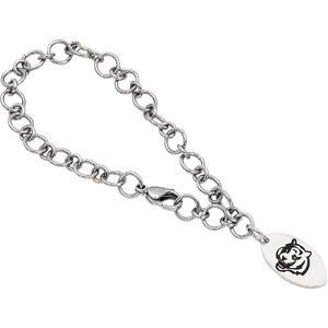 Cincinnati Bengals Logo Dangle Bracelet
