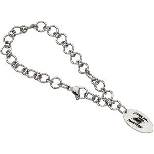 Carolina Panthers Logo Dangle Bracelet