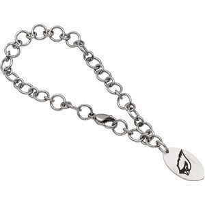 Arizona Cardinals Logo Dangle Bracelet