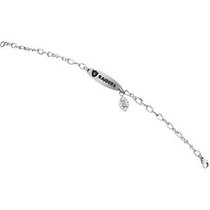 Oakland Raiders Oval ID Bracelet