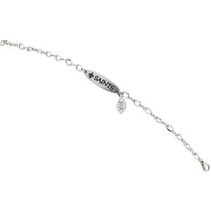 New Orleans Saints Oval ID Bracelet