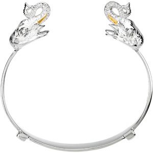 Heart U Back&trade; Elephant Bangle Bracelet
