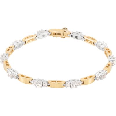 Two Tone Line Bracelet Mounting
