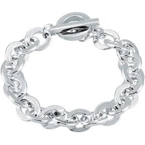 10.23mm Link Bracelet with Toggle Clasp