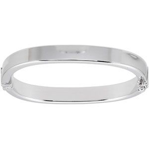 Hinged Bangle Bracelet