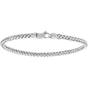 3.0mm Basket Weave Design Bracelet