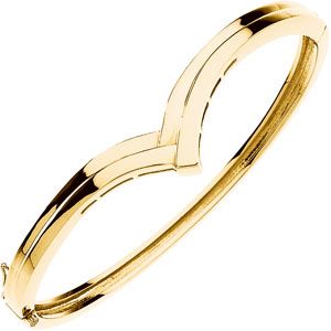 Hinged Bangle Bracelet