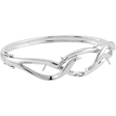 Bangle Bracelet Mounting for Pearl 
