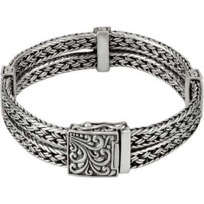 Sterling Silver 15.75MM Fashion 7
