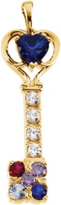 Mother's Key® Family Pendant