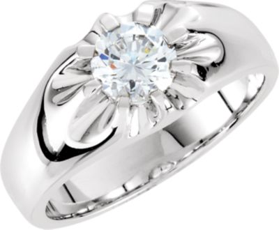 Men's Belcher Solitaire Ring Mounting