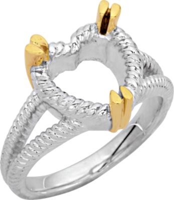Ring Mounting for Heart Shaped Center
