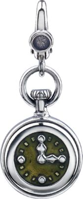 Enamel Clock Charm