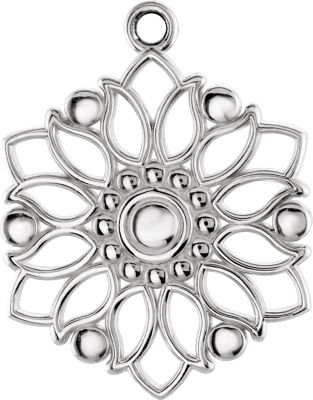 Decorative Dangle Component with Jump Ring