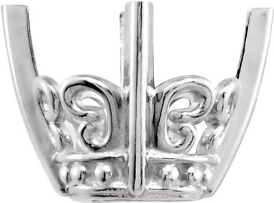 Antique Square Butterfly Scroll Setting