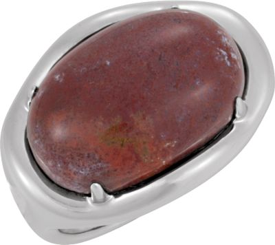 Genuine Red Ocean Jasper Ring