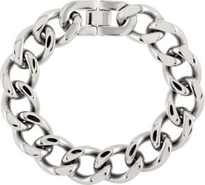 Stainless Steel Curb Bracelet or Chain