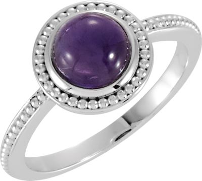Ring Mounting for Round Cabochon