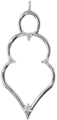 Fashion Dangle Component with Jump Ring for Round Stones