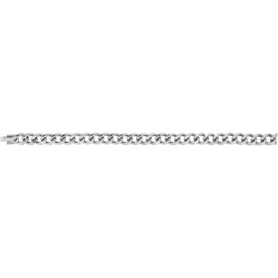 Stainless Steel Diamond Cut Curb Chain with Box Lock