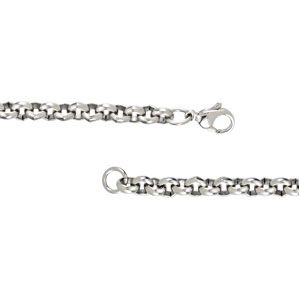 Stainless Steel 5.0mm Rolo Chain