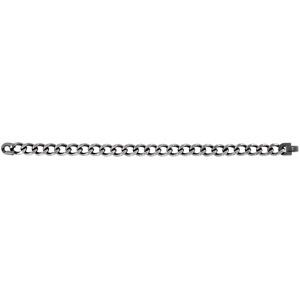Stainless Steel Oxidized Curb Chain or Bracelet