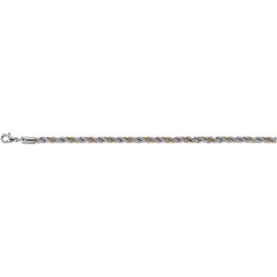 Stainless Steel & Gold Immerse Plated Box Chain