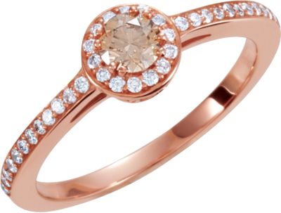 Halo-Styled Engagement Ring or Matching Band