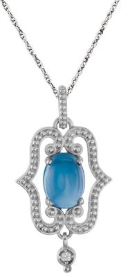 Granulated Design Dangle Pendant 