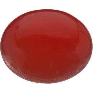 Oval Genuine Reddish Orange Carnelian