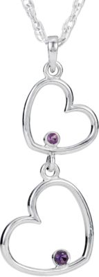 Double Heart Pendant or Necklace