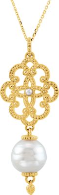 Granulated Design Pearl Pendant