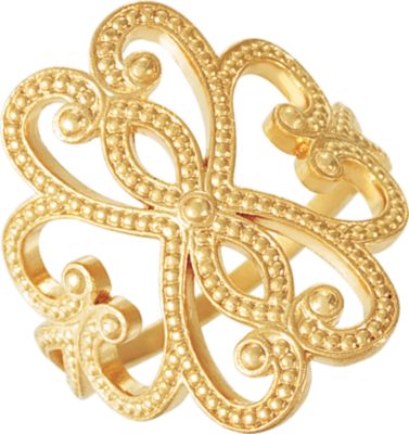 Granulated Design Fashion Ring