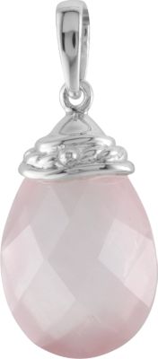 Genuine Rose Quartz Pendant