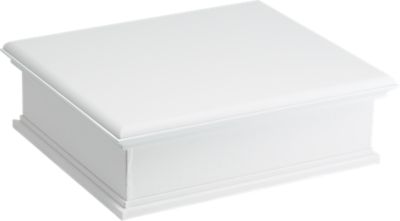 White Leatherette Showcase Platform