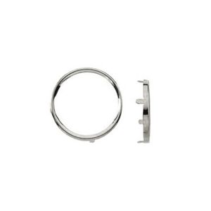 Coin Bezel Setting with Tabs