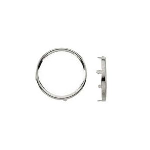 Coin Bezel Setting with Tabs
