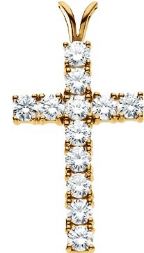 Diamond Cross Pendant