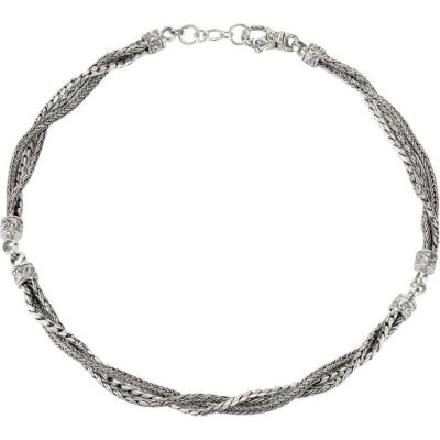 Sterling Silver Multi Strand 17