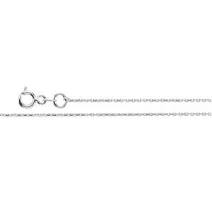 1.0 mm Solid Diamond-Cut Cable Chain