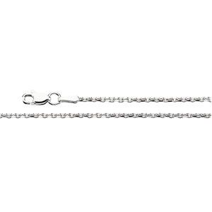 1.75 mm Solid Diamond-Cut Cable Chain