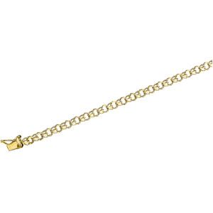 3.75 mm Solid Charm Bracelet