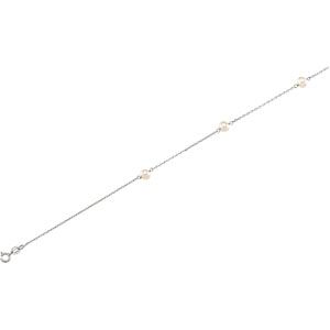 4 mm Cultured Pearl Station Necklace or Bracelet
